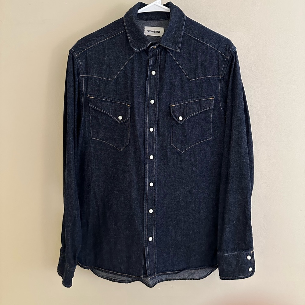 TAYLOR STITCH THE WESTERN SHIRT - NIHON MENPU RESERVE - SIZE 38 SMALL